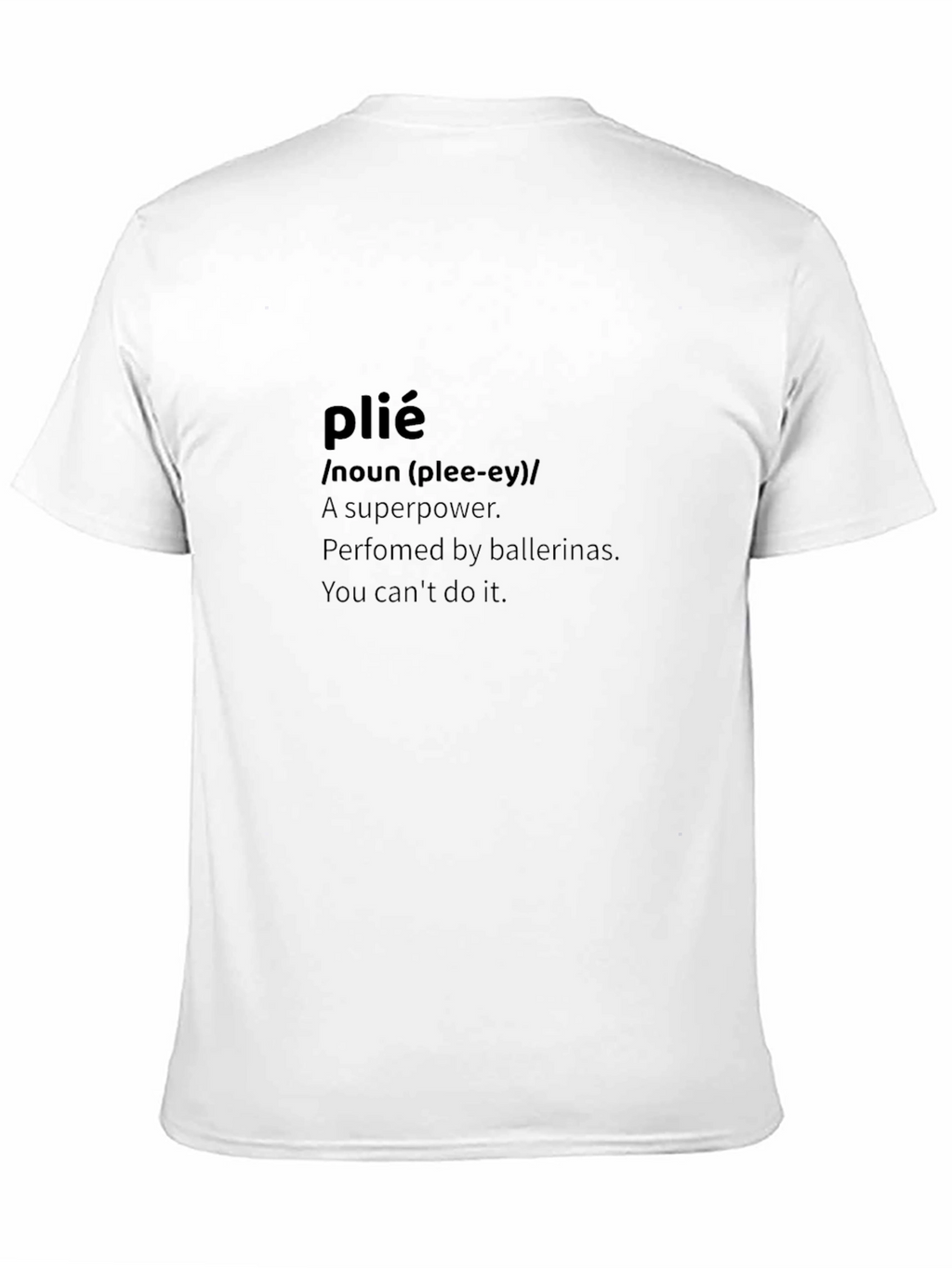 Ballerina Plie Definition Graphic T-Shirt