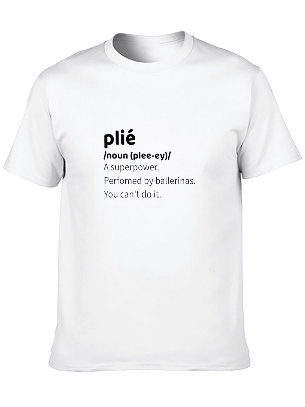 Ballerina Plie Definition Graphic T-Shirt