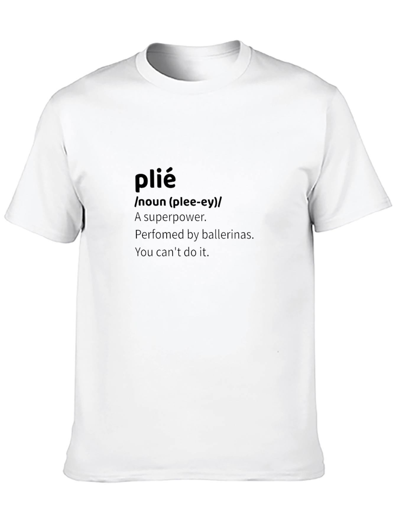 Ballerina Plie Definition Graphic T-Shirt