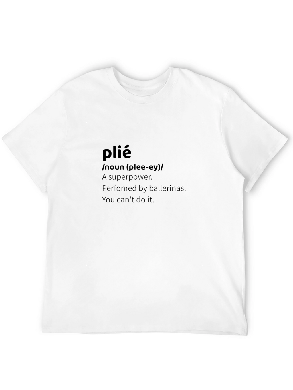 Ballerina Plie Definition Graphic T-Shirt