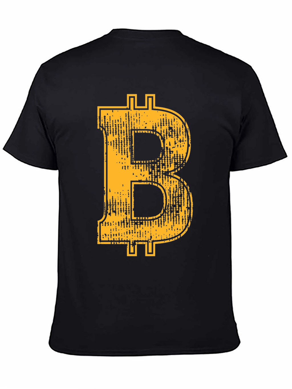 Bitcoin Logo Graphic Black T-Shirt