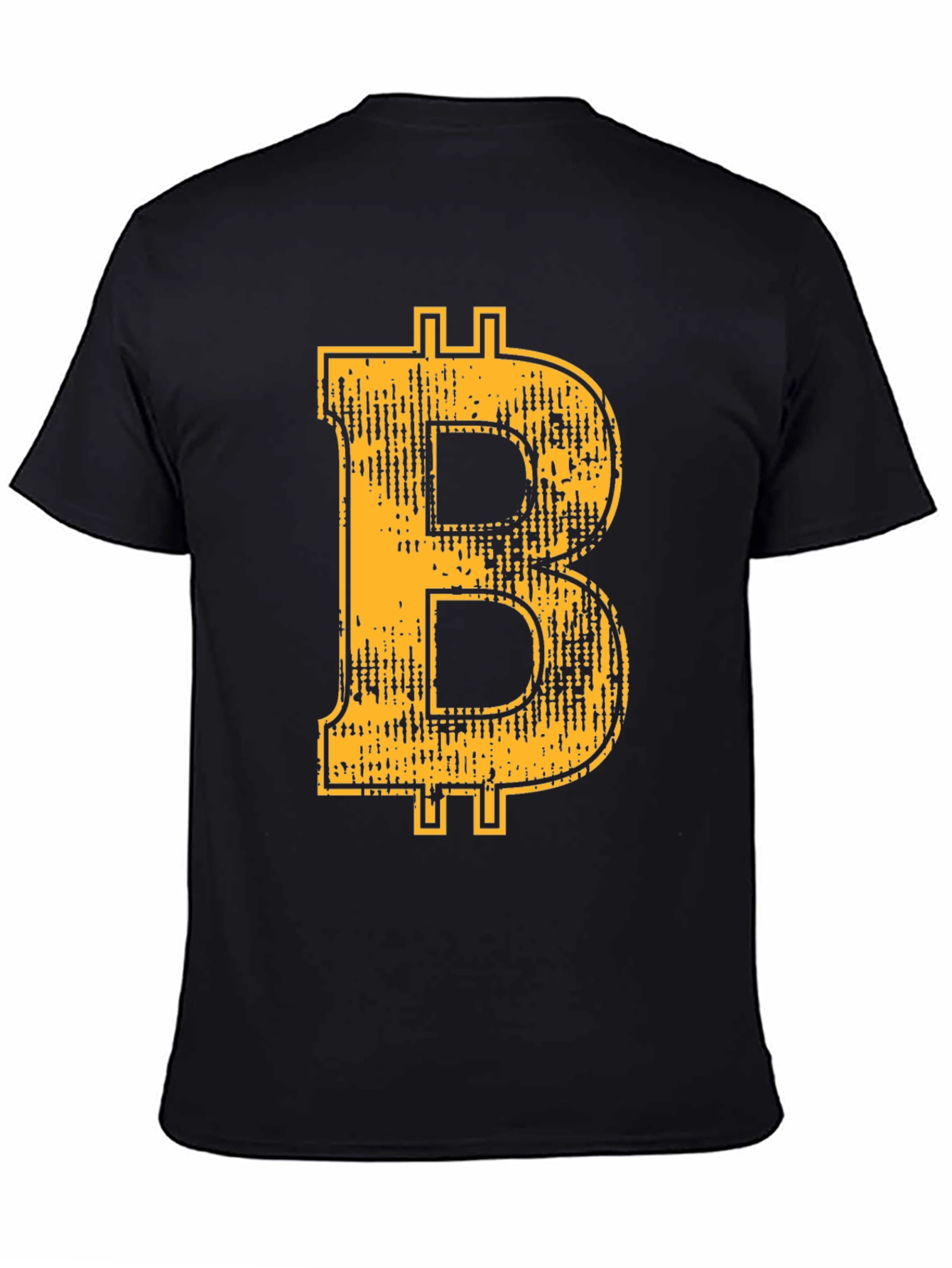 Bitcoin Logo Graphic Black T-Shirt