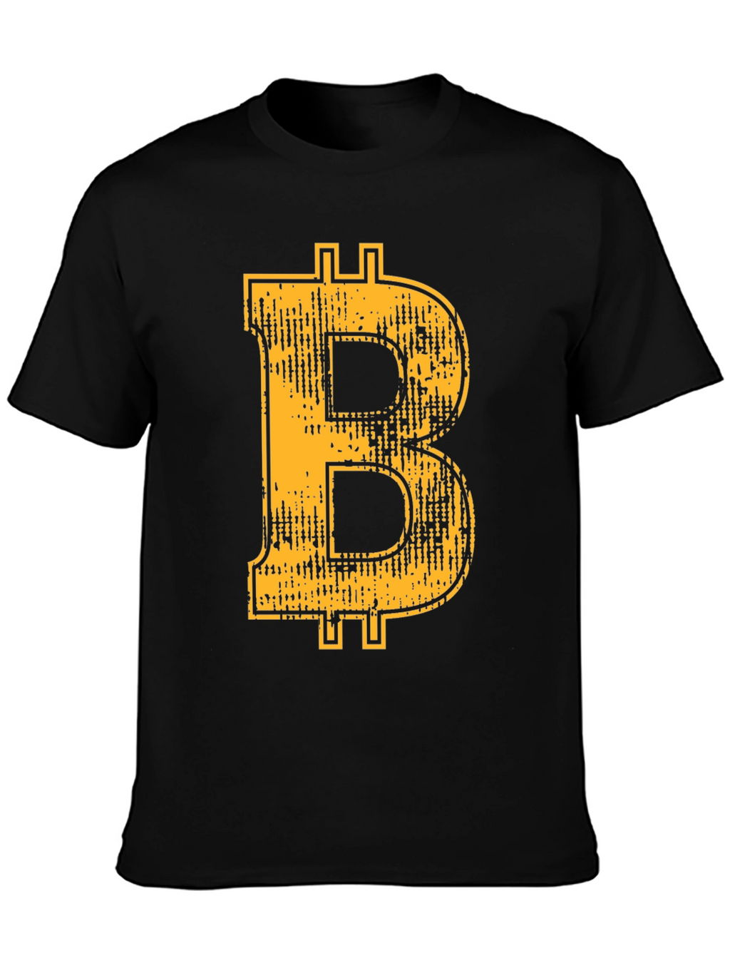 Bitcoin Logo Graphic Black T-Shirt