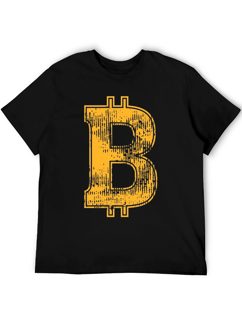 Bitcoin Logo Graphic Black T-Shirt