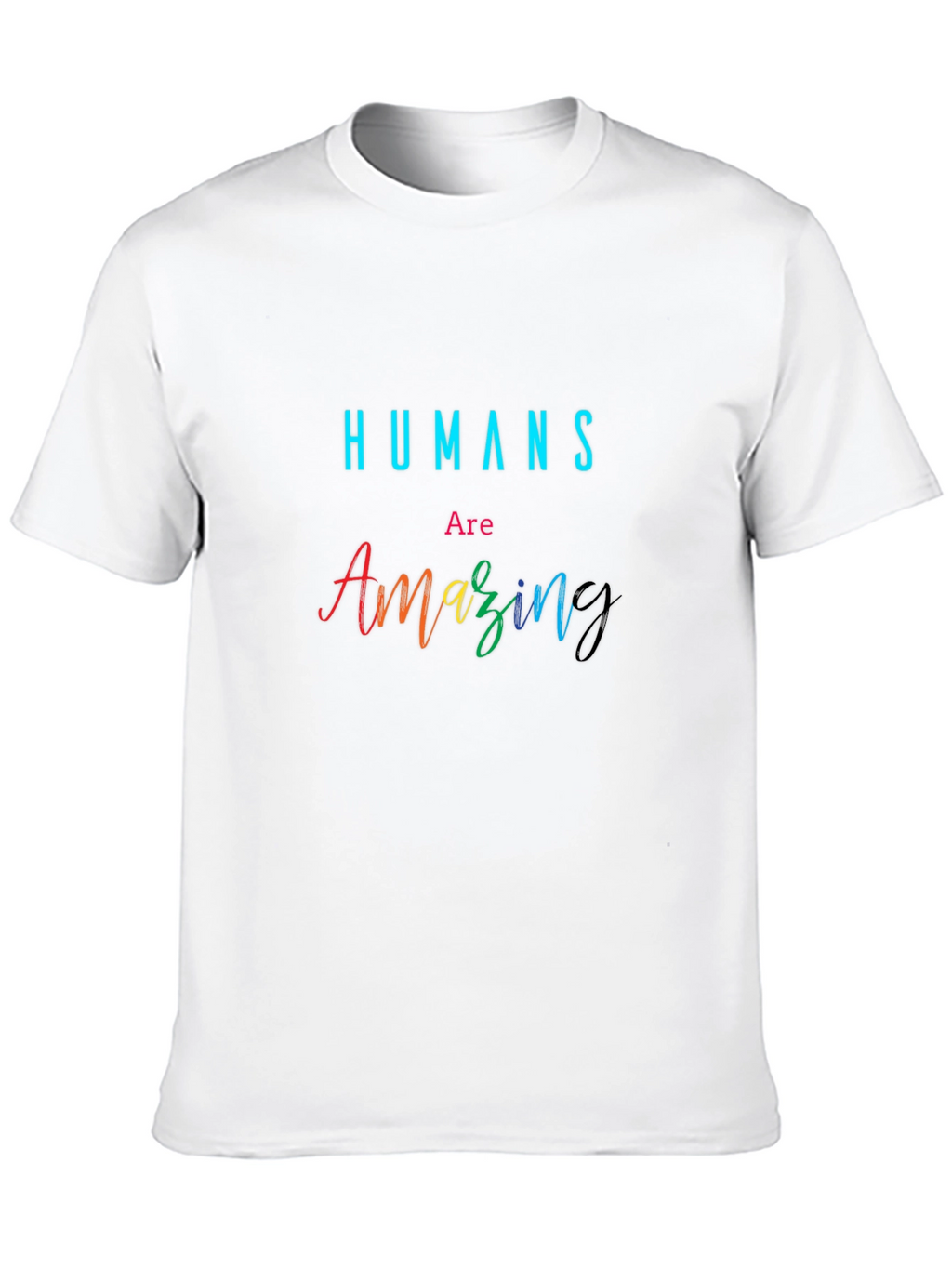 Humans Are Amazing Graphic Tee - Black