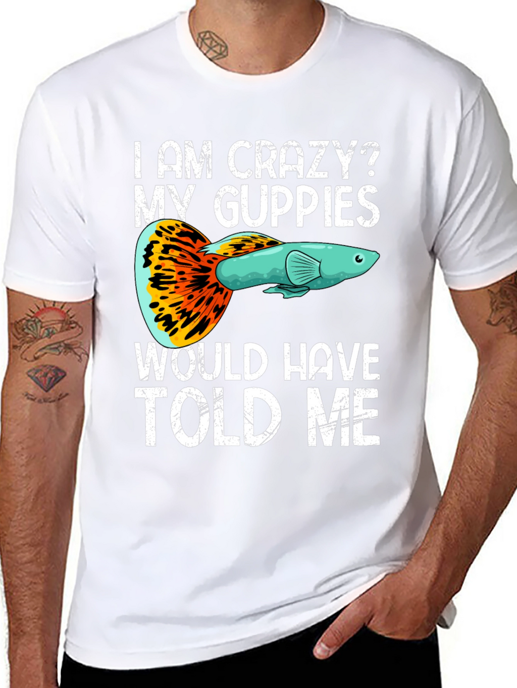 Crazy Guppies T-Shirt - Fish Lover Apparel