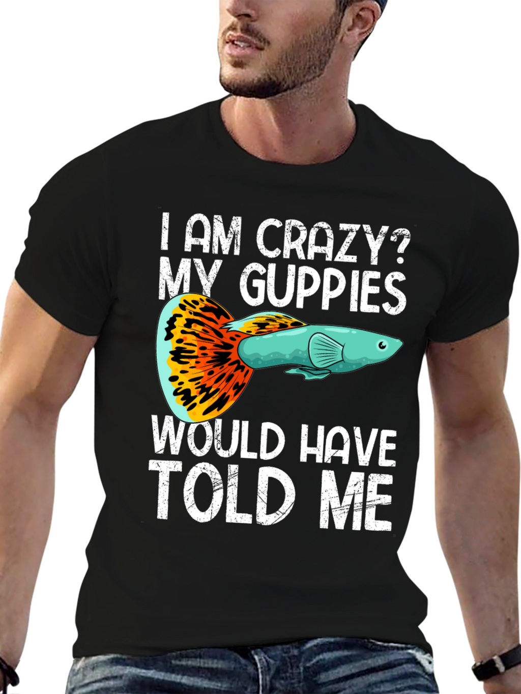 Crazy Guppies T-Shirt - Fish Lover Apparel