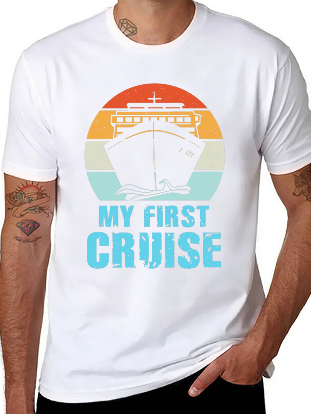My First Cruise T-Shirt - Nautical Vacation Tee