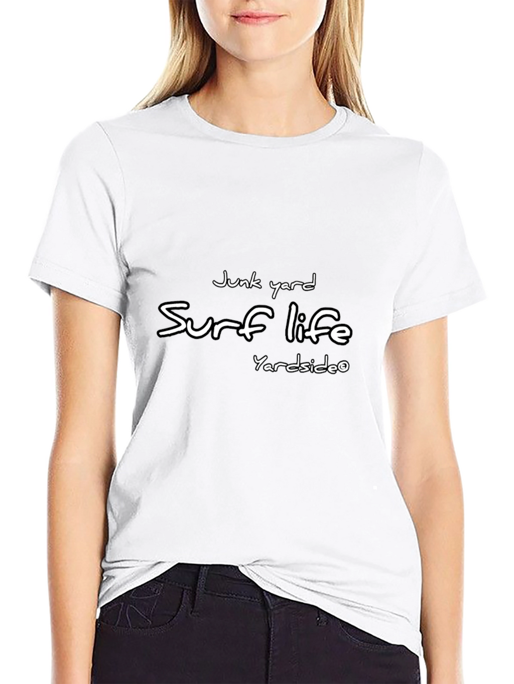 Junk Yard Surf Life Black Tee