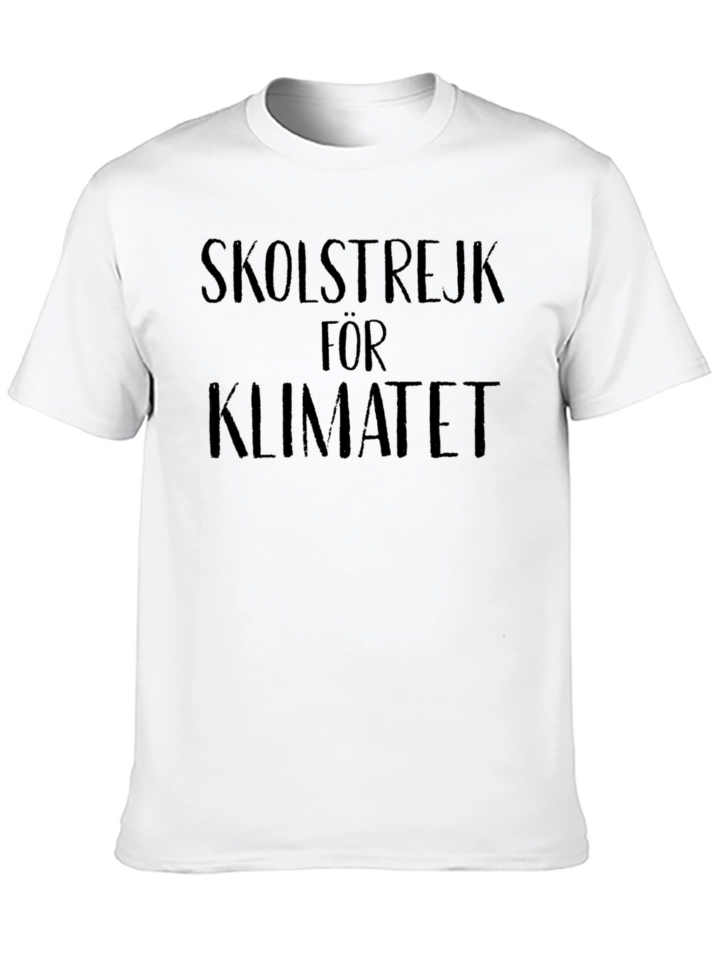 Skolstrejk För Klimatet Black T-Shirt