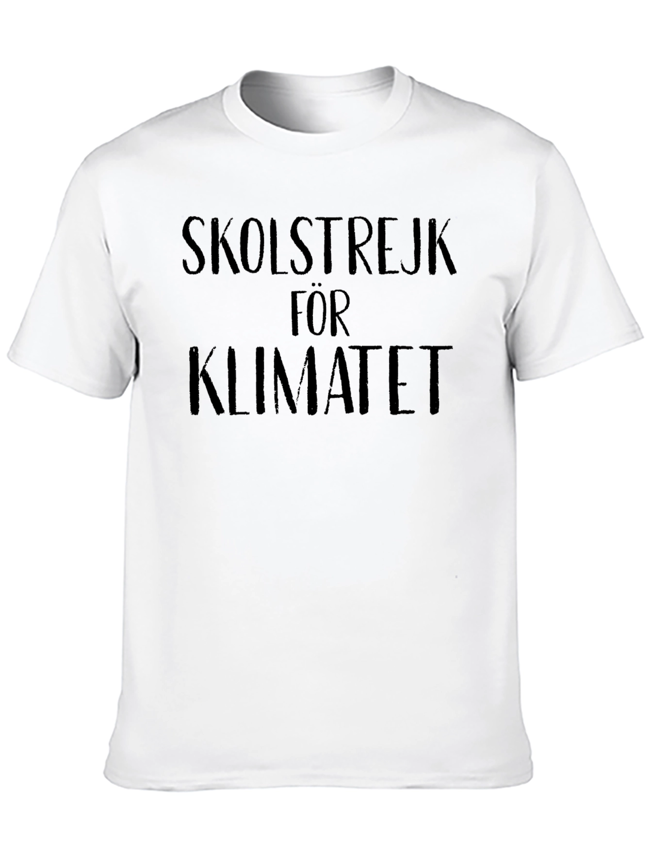 Skolstrejk För Klimatet Black T-Shirt