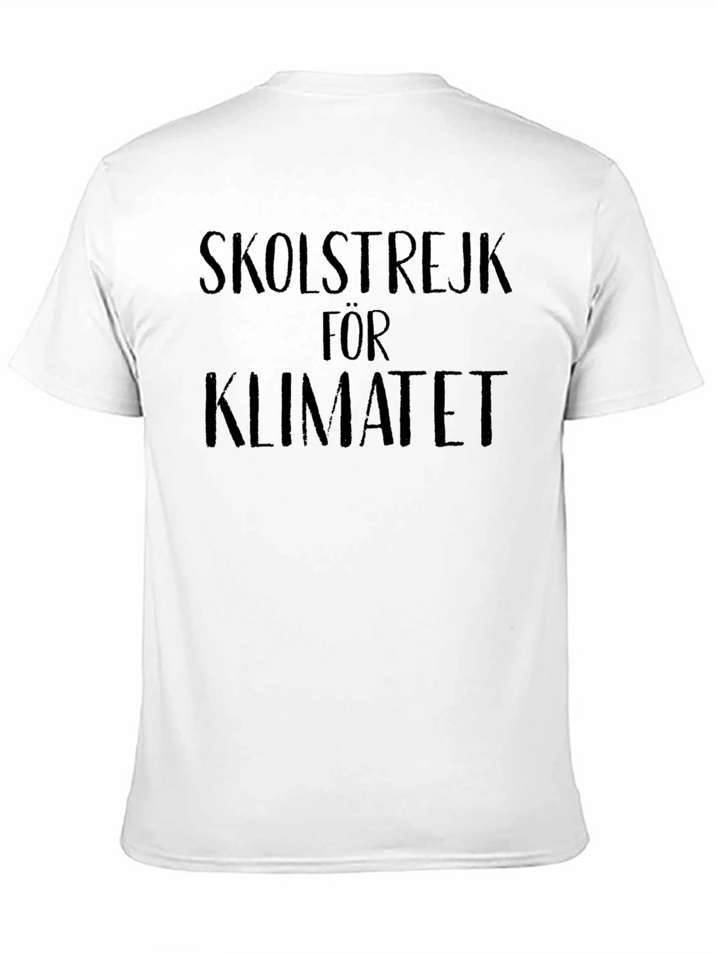 Skolstrejk För Klimatet Black T-Shirt
