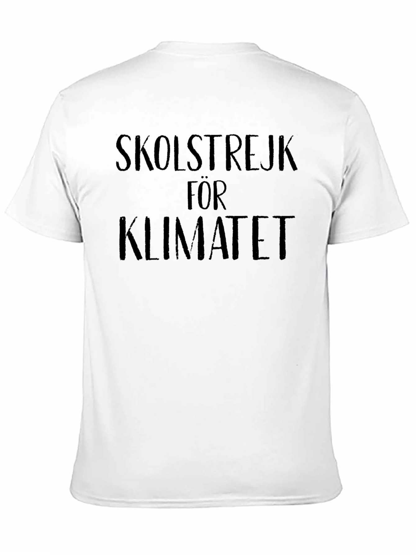 Skolstrejk För Klimatet Black T-Shirt