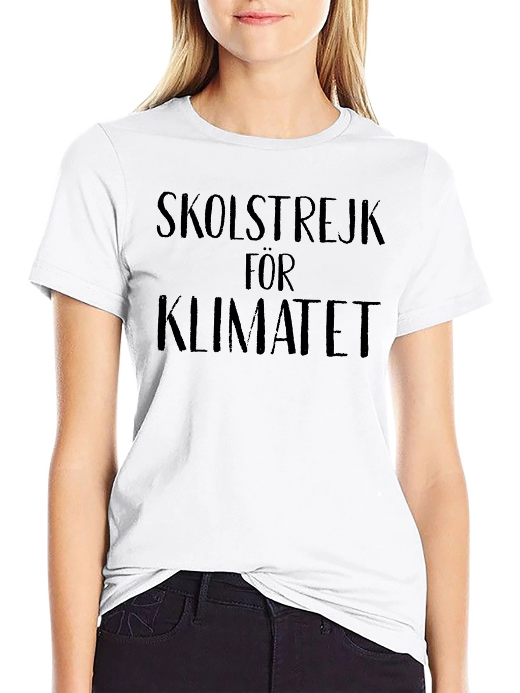 Skolstrejk För Klimatet Black T-Shirt