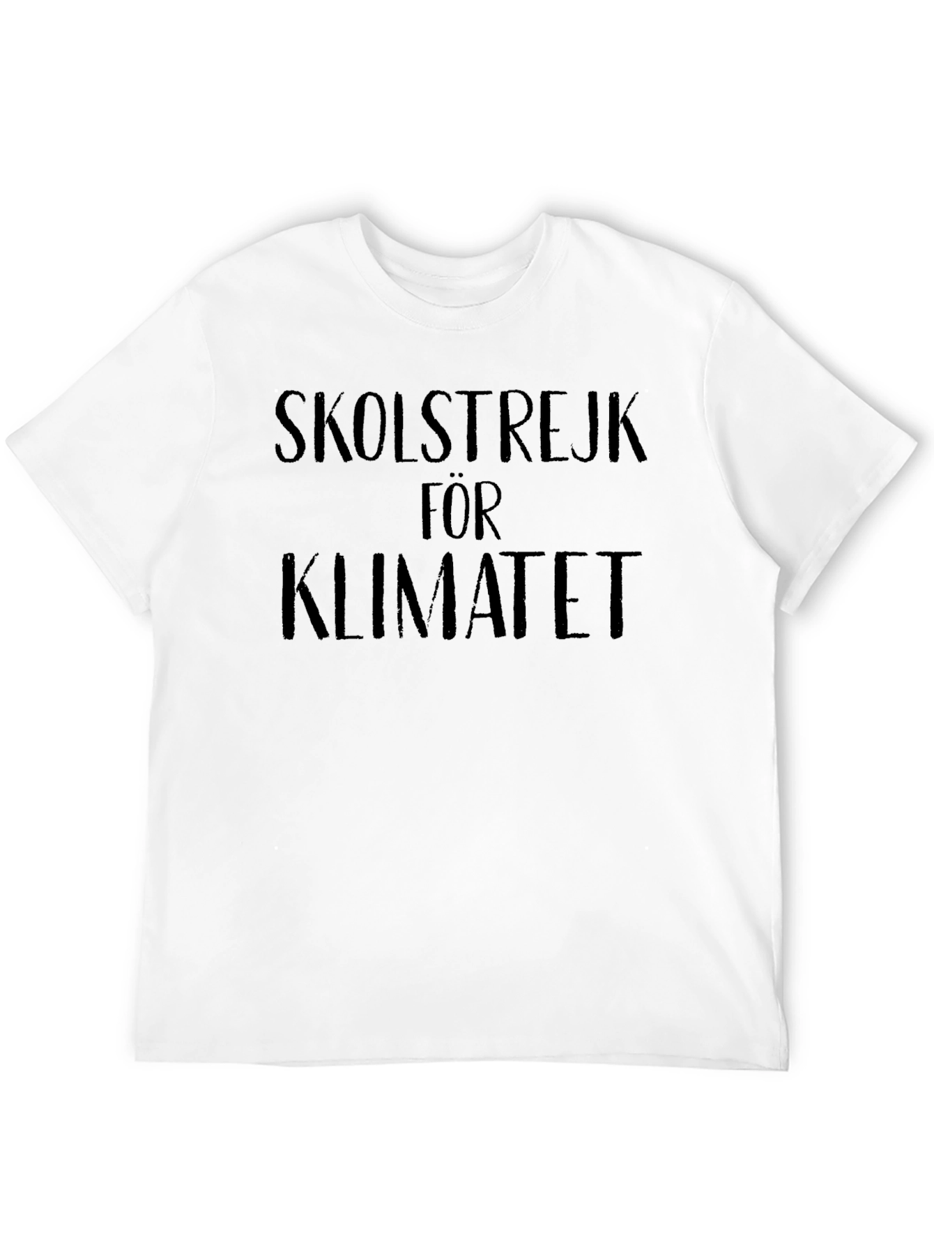 Skolstrejk För Klimatet Black T-Shirt