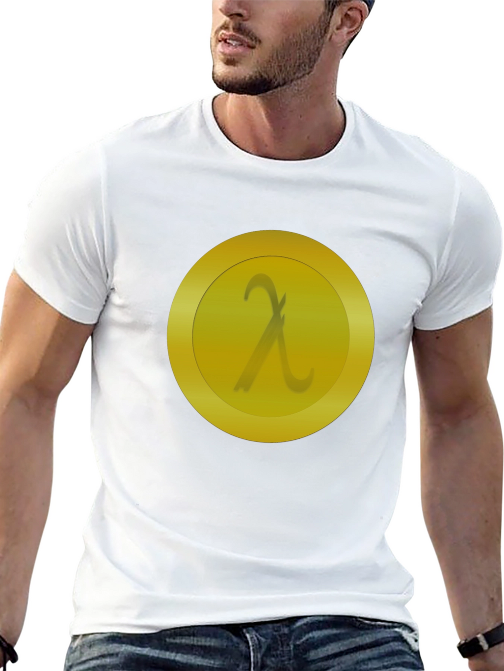 Lambda Coin Graphic Tee - Black