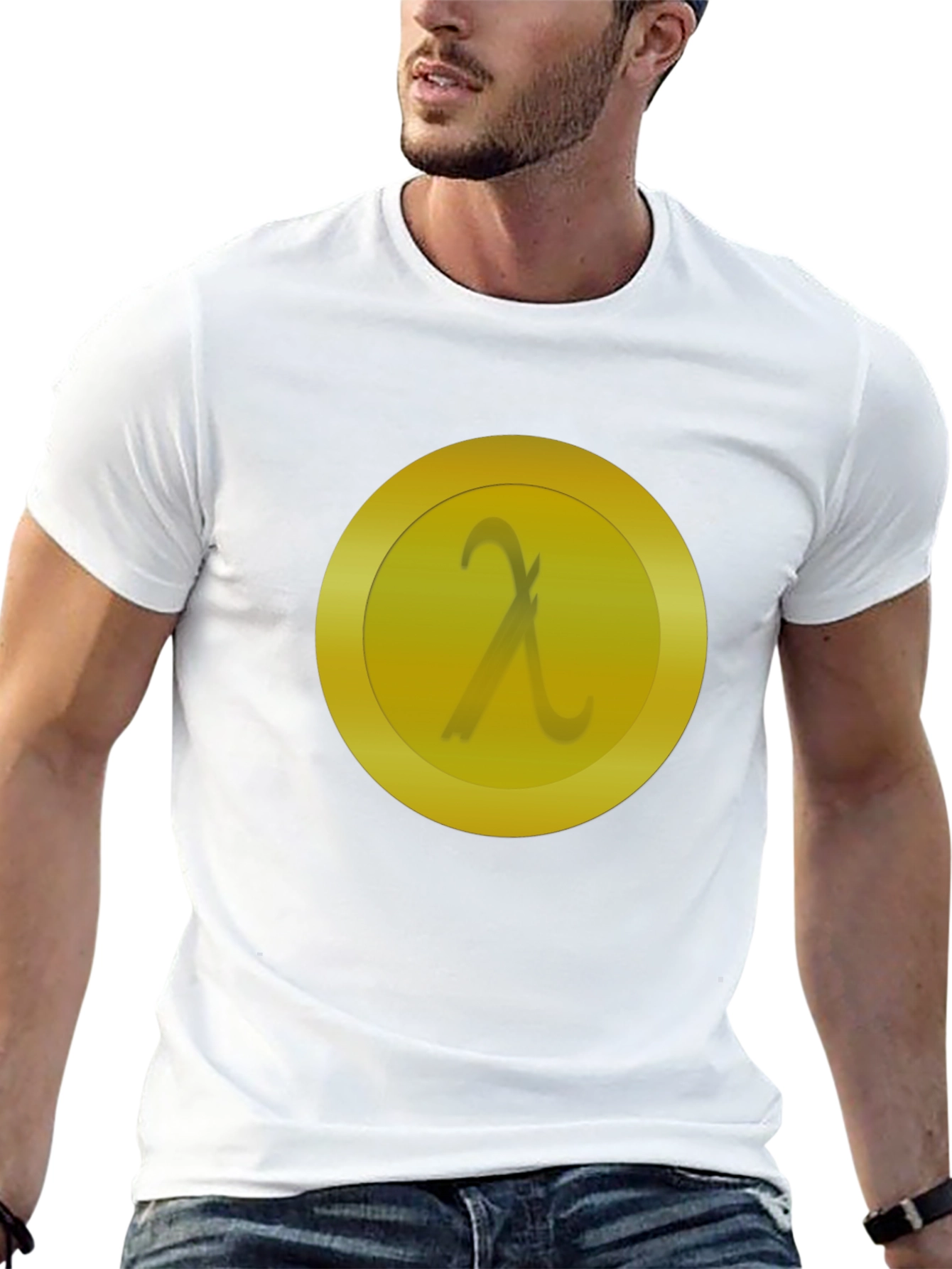 Lambda Coin Graphic Tee - Black