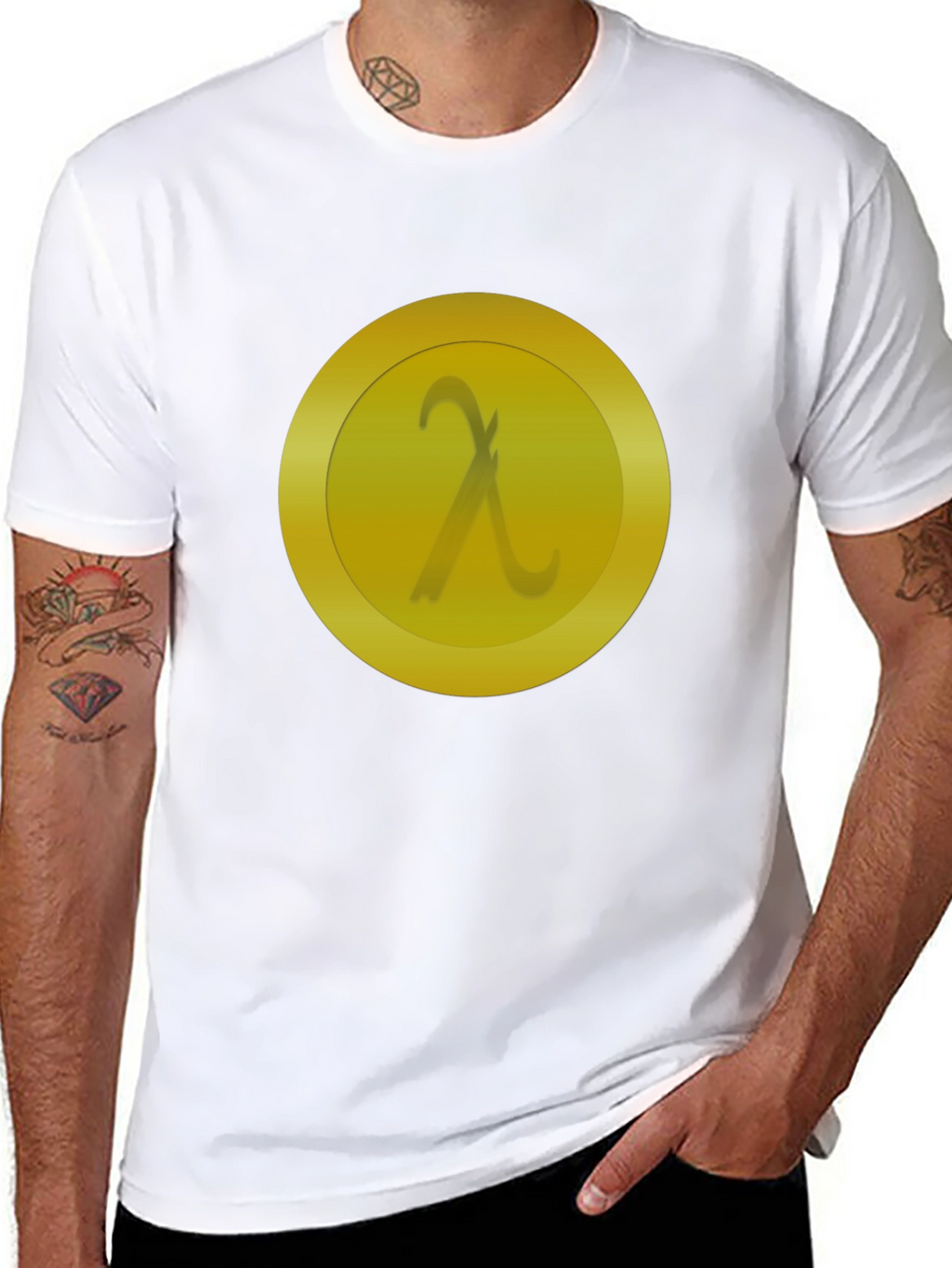 Lambda Coin Graphic Tee - Black
