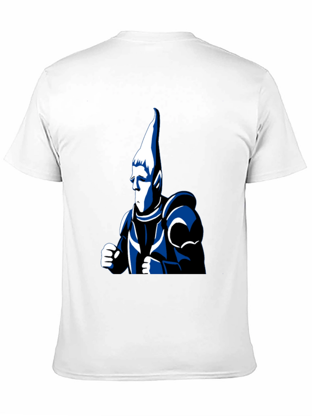 Black T-Shirt with Cartoon Knight Design