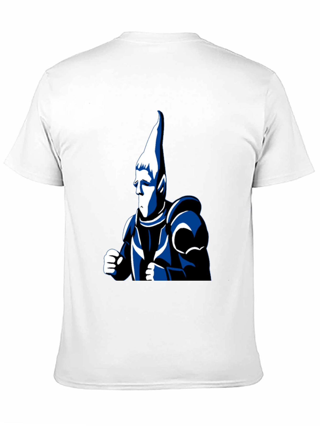 Black T-Shirt with Cartoon Knight Design