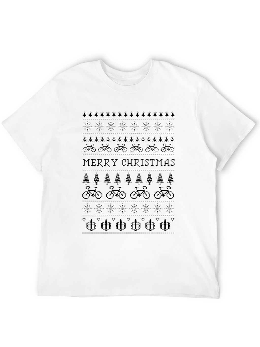 Funny Mountain Bike Christmas T-Shirt