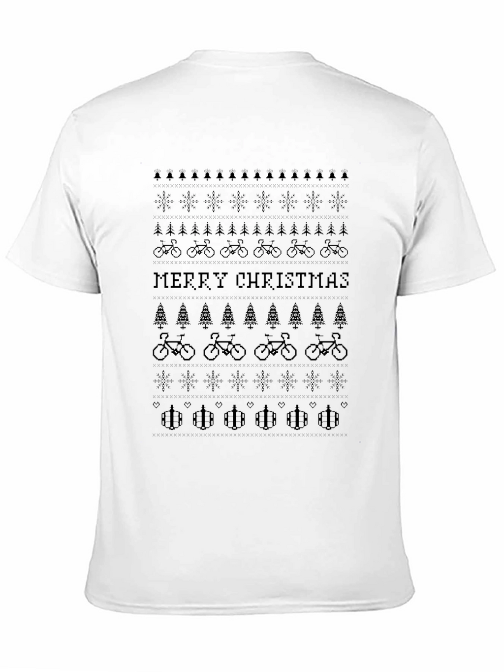 Funny Mountain Bike Christmas T-Shirt