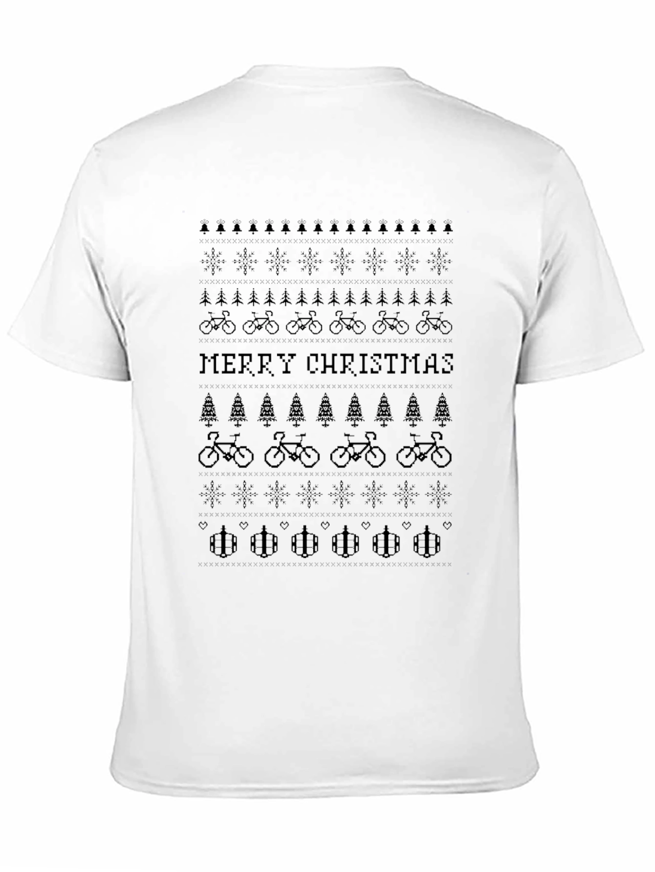 Funny Mountain Bike Christmas T-Shirt