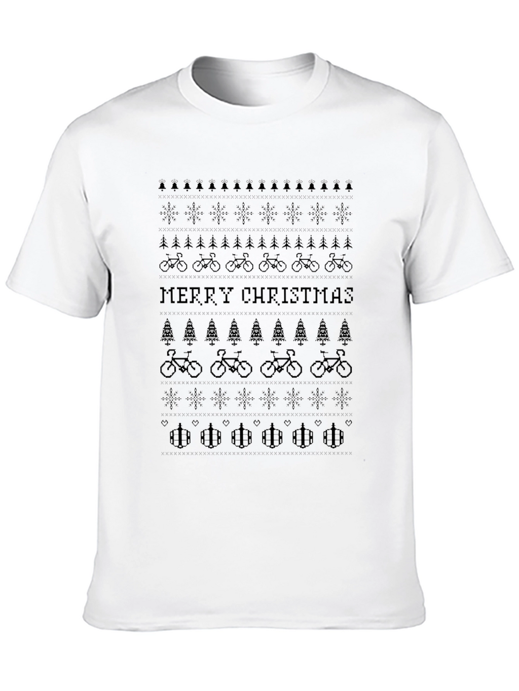 Funny Mountain Bike Christmas T-Shirt