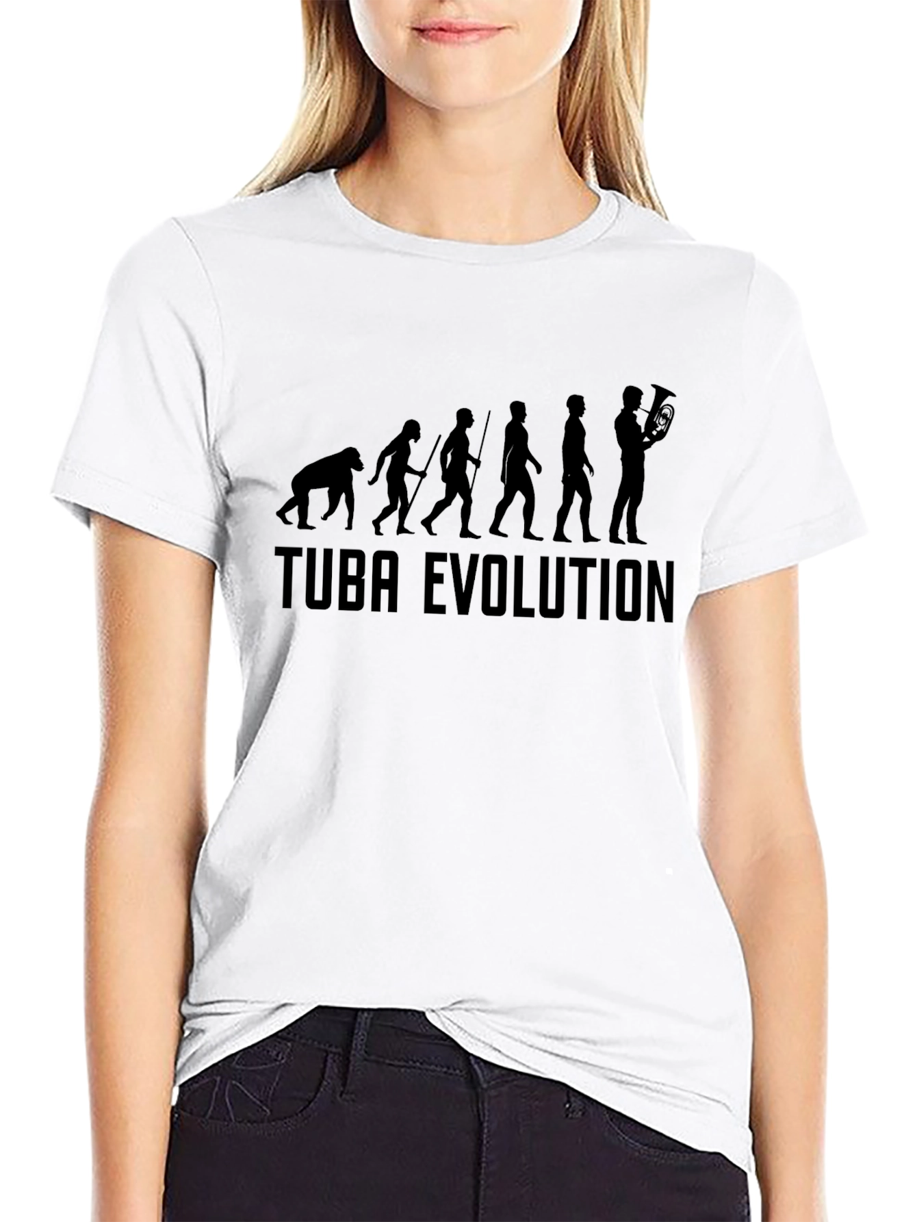 Tuba Evolution Black T-Shirt