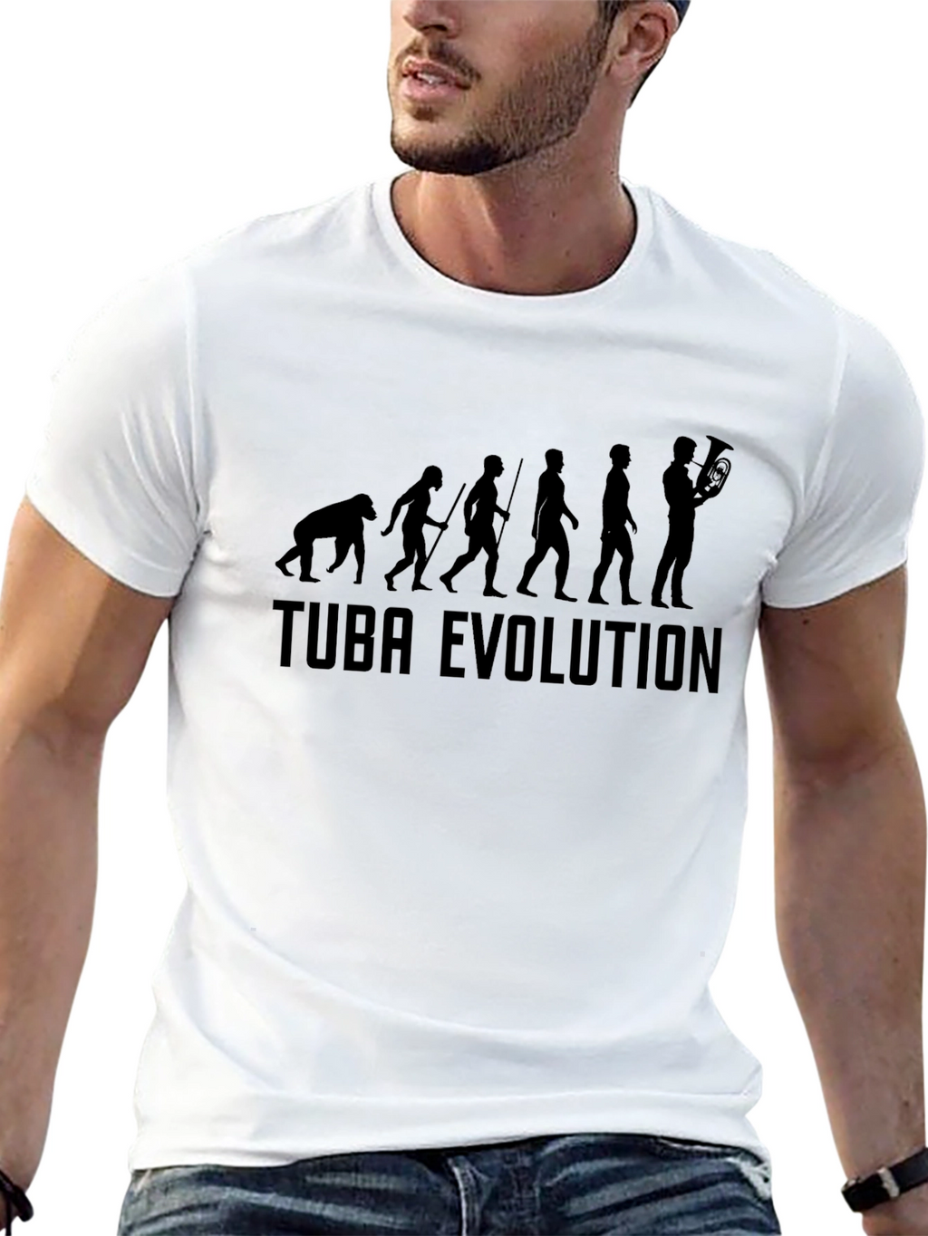 Tuba Evolution Black T-Shirt