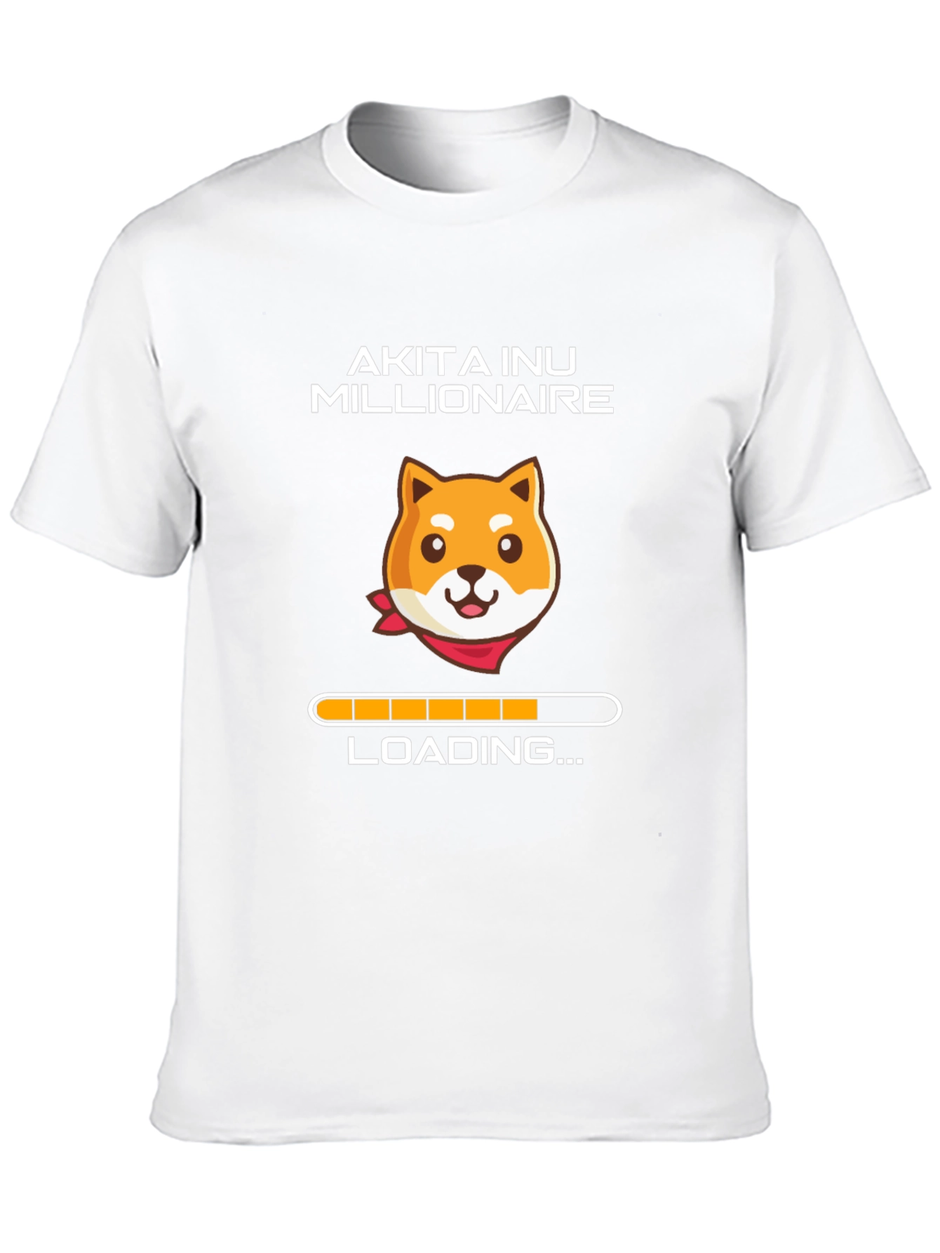 Akita Inu Millionaire Loading T-Shirt - Black