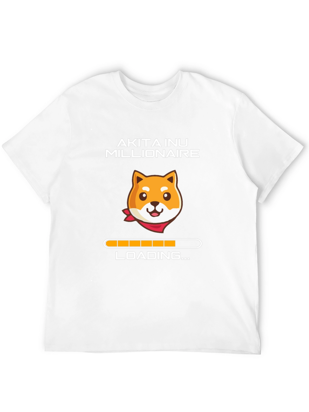 Akita Inu Millionaire Loading T-Shirt - Black