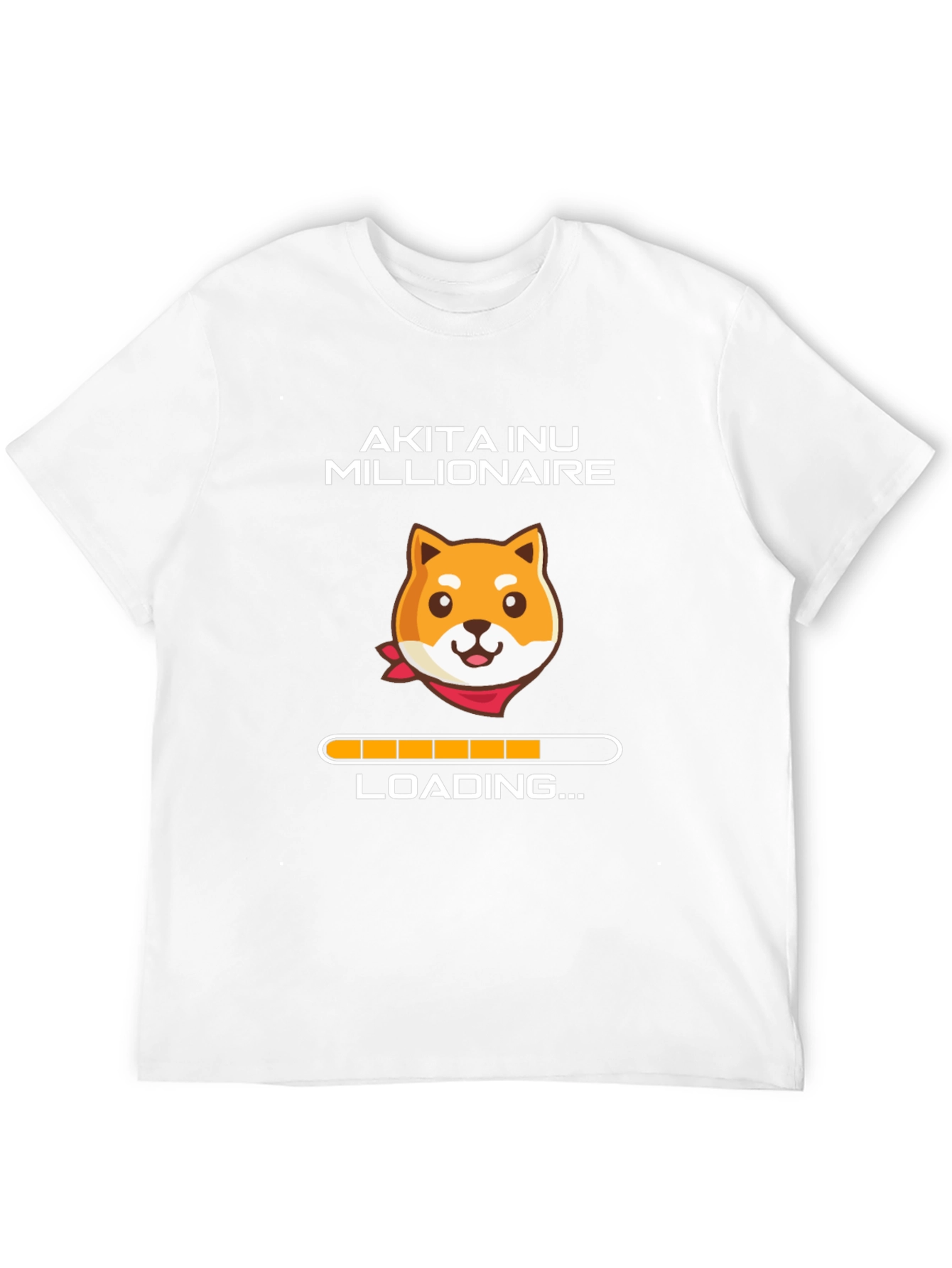 Akita Inu Millionaire Loading T-Shirt - Black