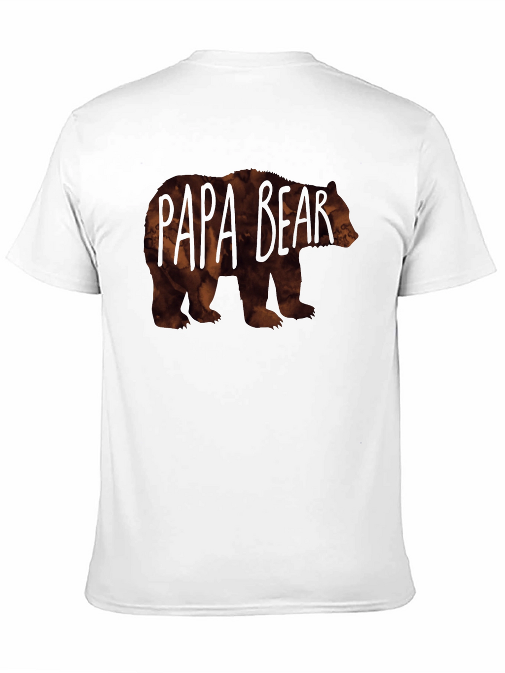 Papa Bear T-Shirt - Mens Black Crew Neck Tee