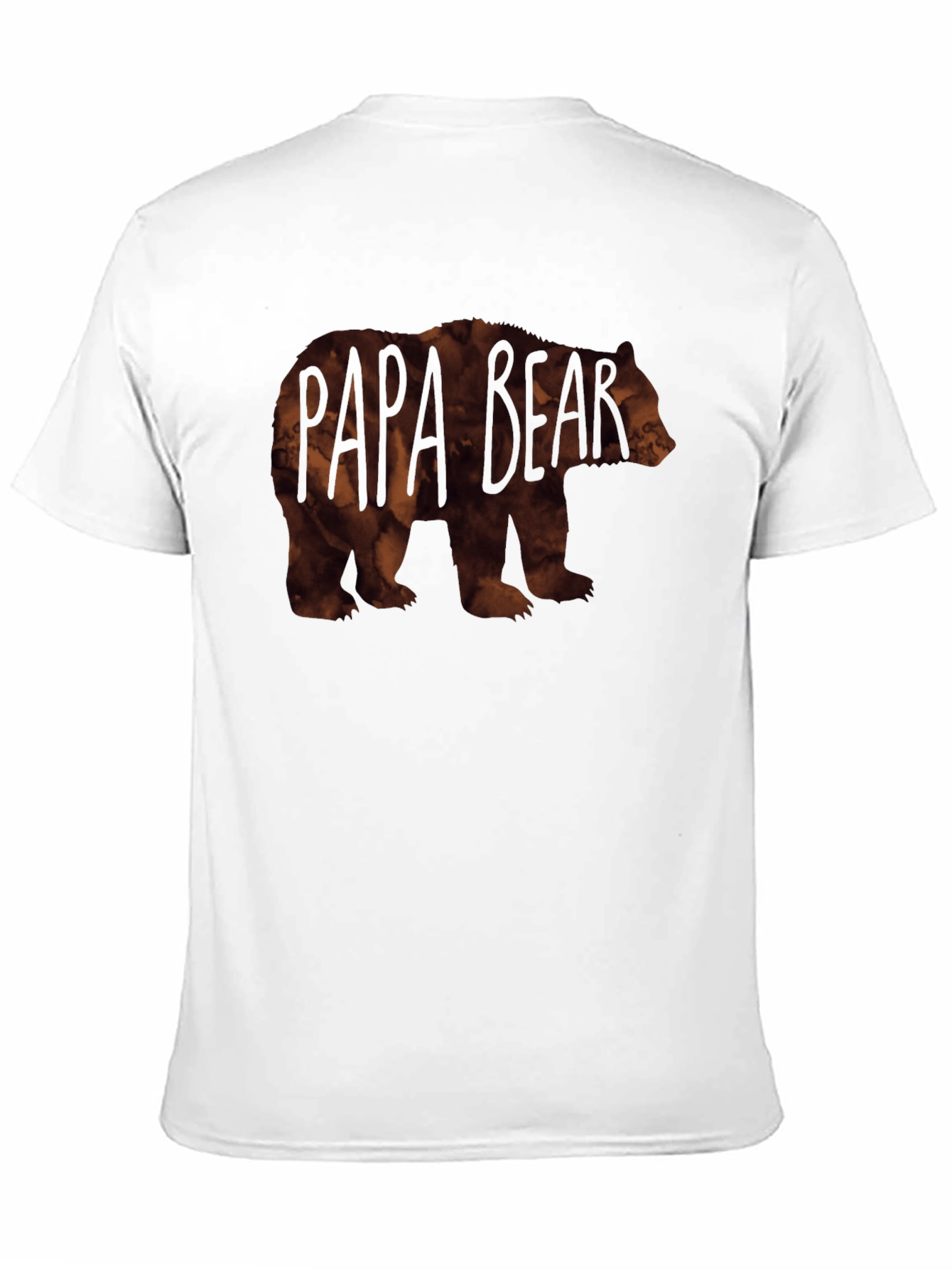 Papa Bear T-Shirt - Mens Black Crew Neck Tee