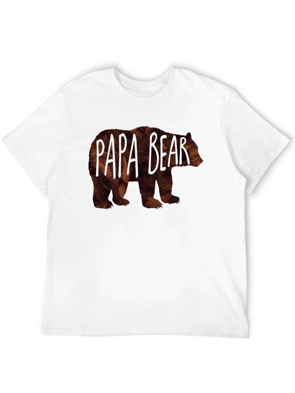 Papa Bear T-Shirt - Mens Black Crew Neck Tee