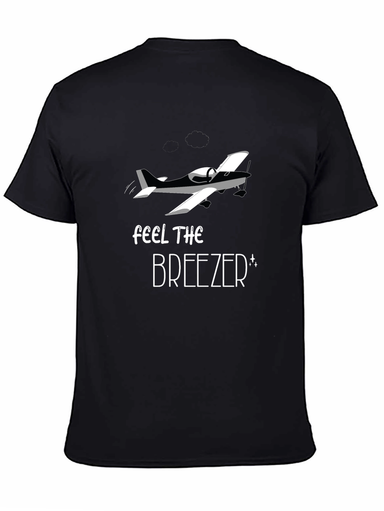 Feel the Breezer T-Shirt - Airplane Graphic Tee
