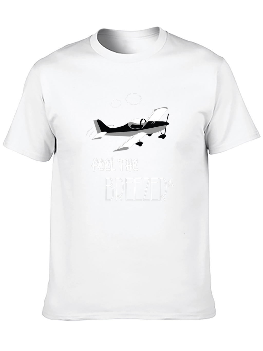 Feel the Breezer T-Shirt - Airplane Graphic Tee