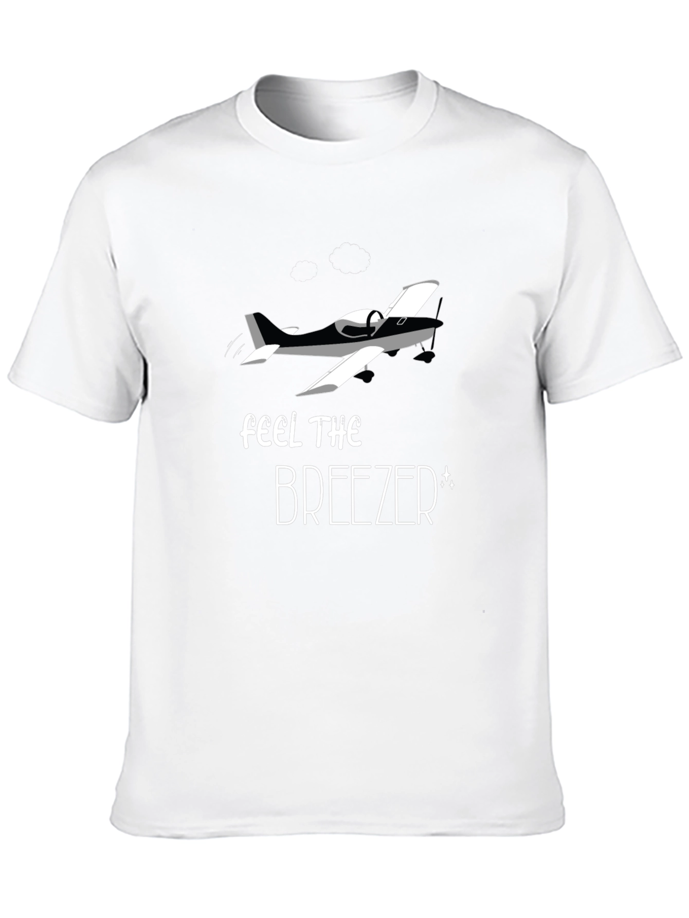 Feel the Breezer T-Shirt - Airplane Graphic Tee