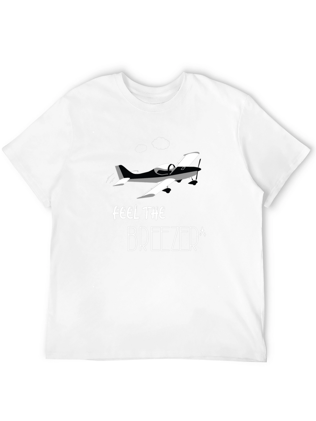 Feel the Breezer T-Shirt - Airplane Graphic Tee