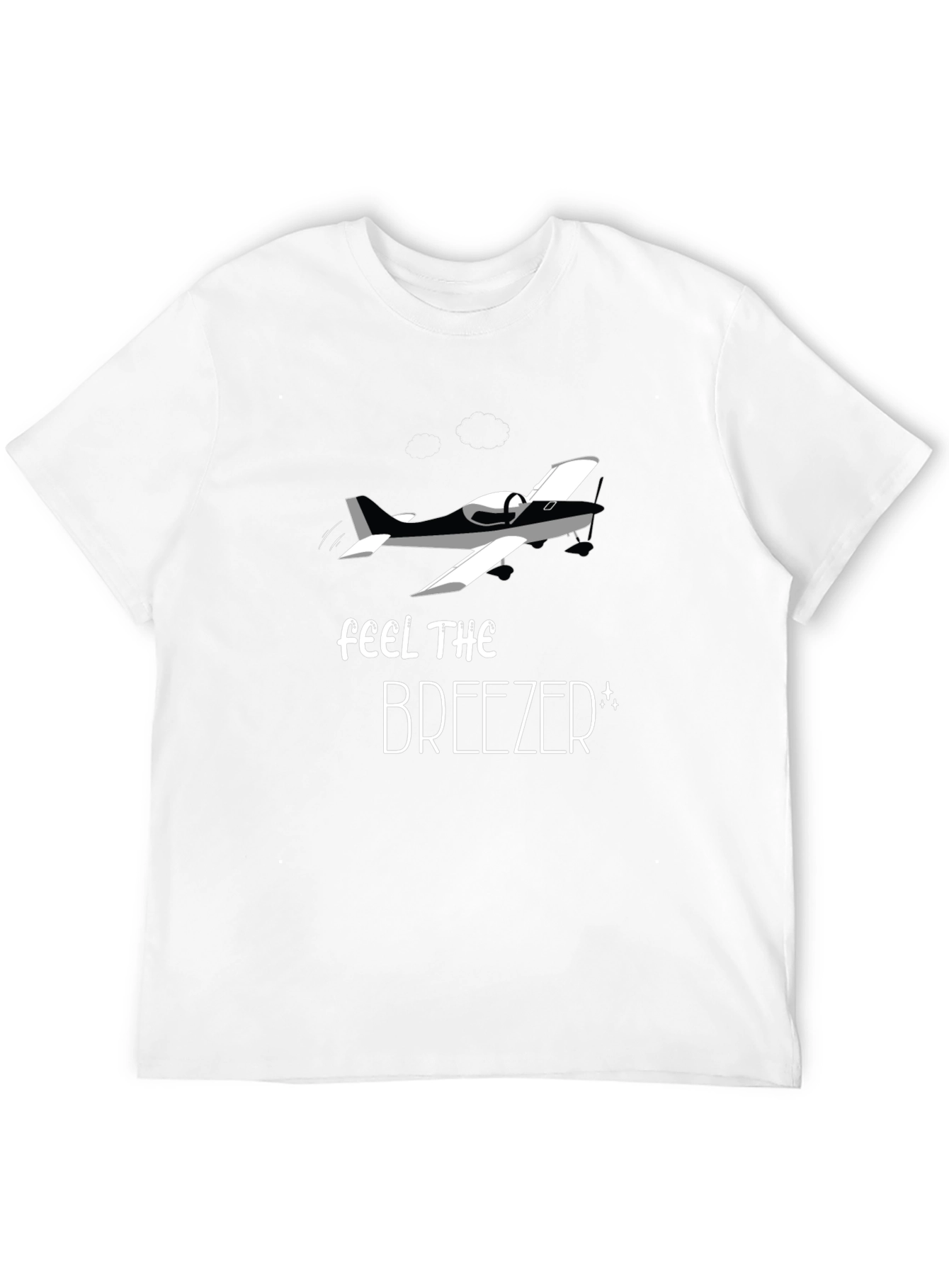 Feel the Breezer T-Shirt - Airplane Graphic Tee