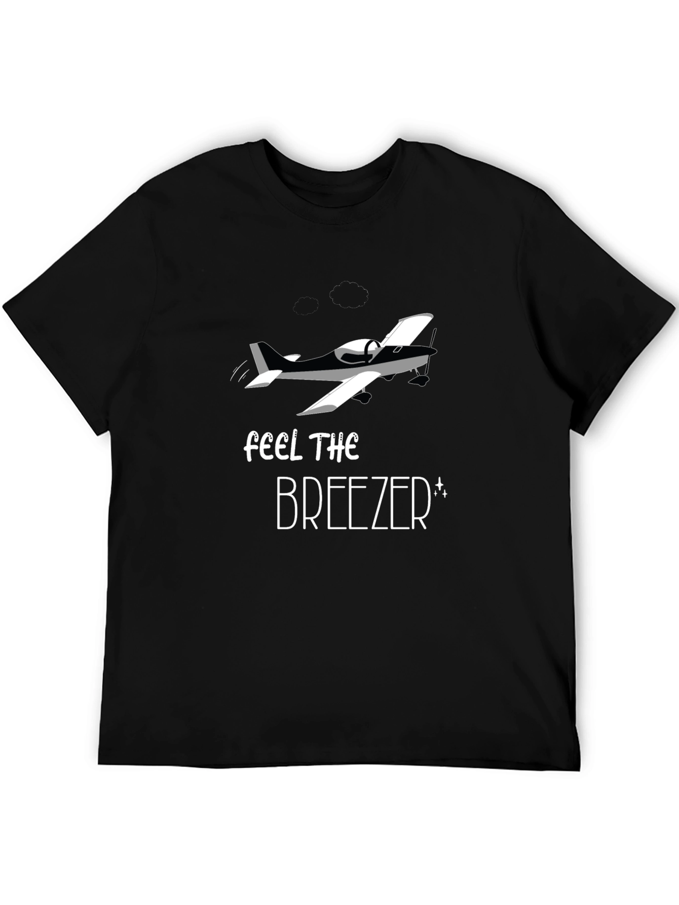 Feel the Breezer T-Shirt - Airplane Graphic Tee
