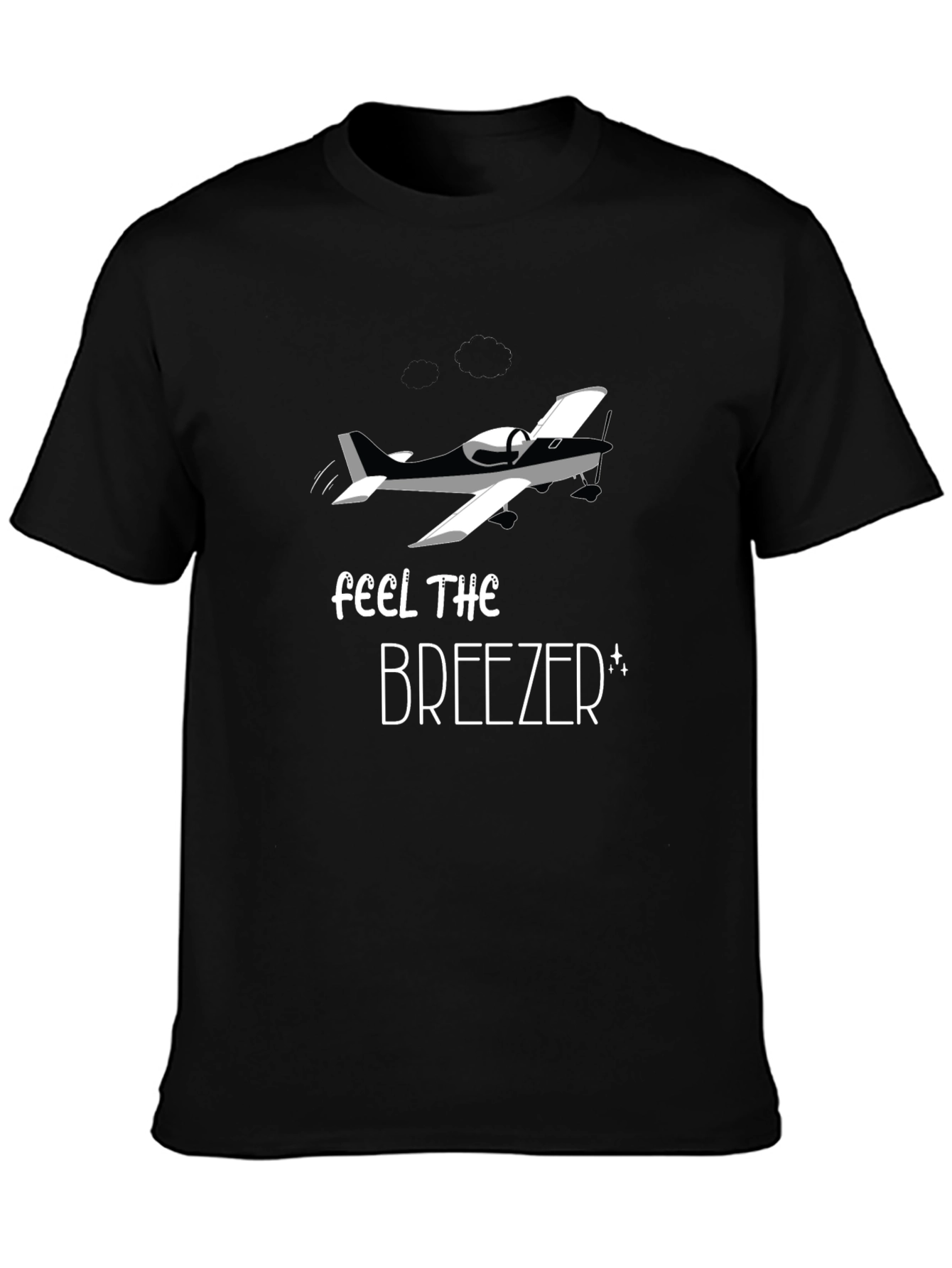 Feel the Breezer T-Shirt - Airplane Graphic Tee