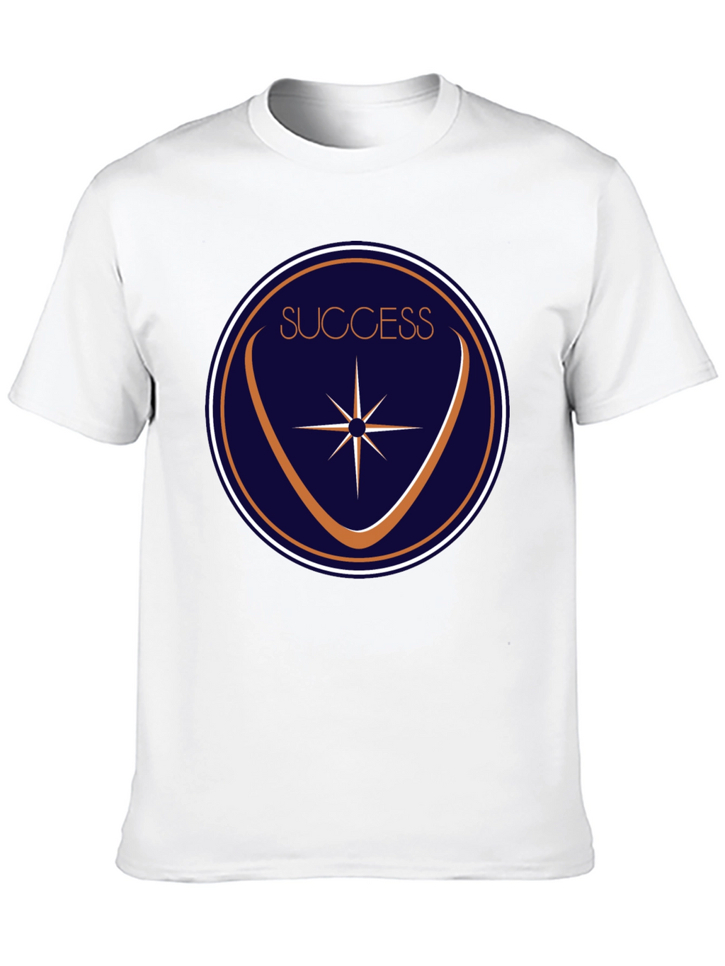 Success Circle Graphic Black T-Shirt
