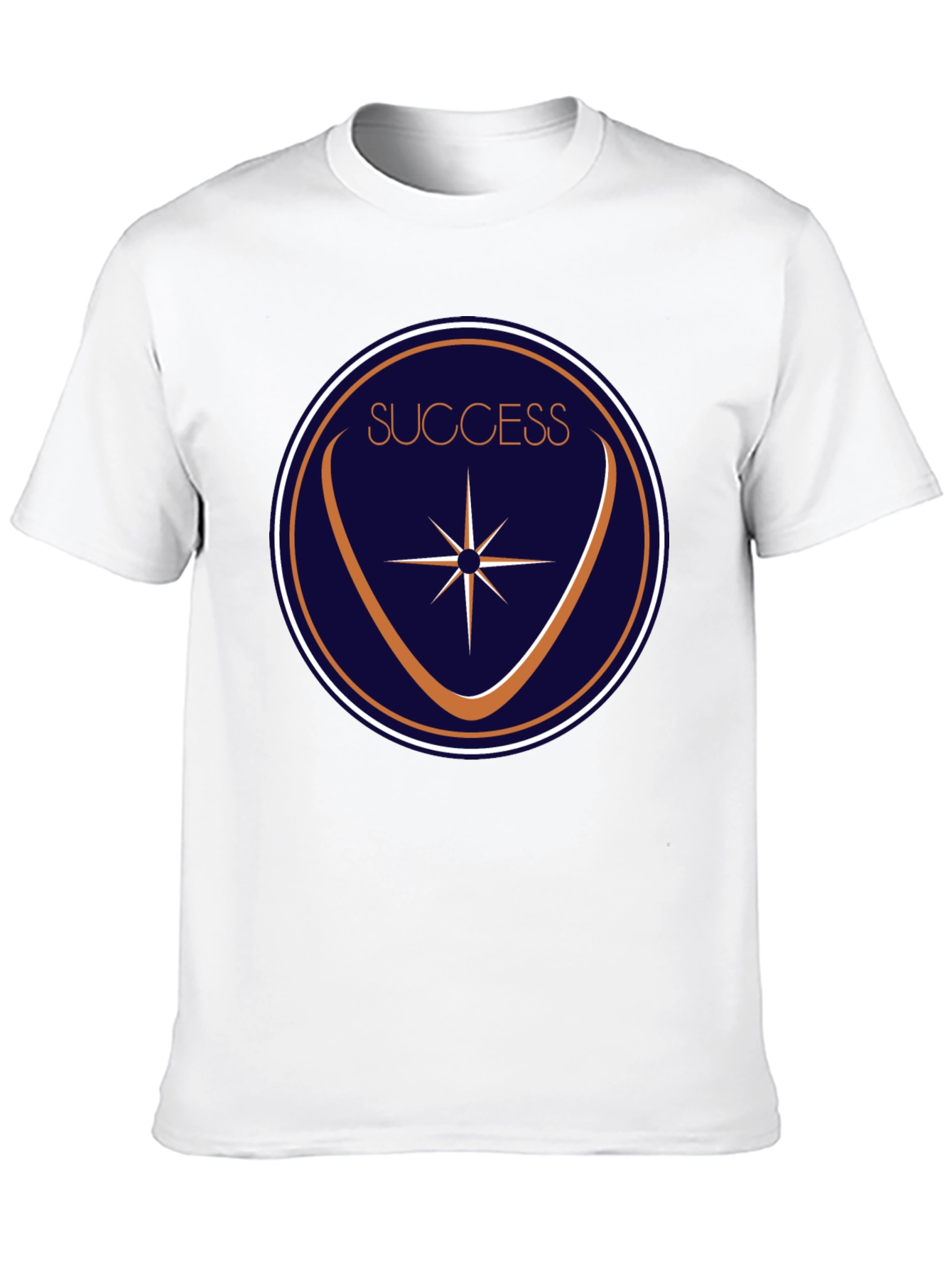 Success Circle Graphic Black T-Shirt