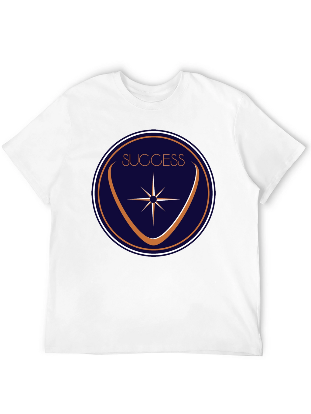 Success Circle Graphic Black T-Shirt