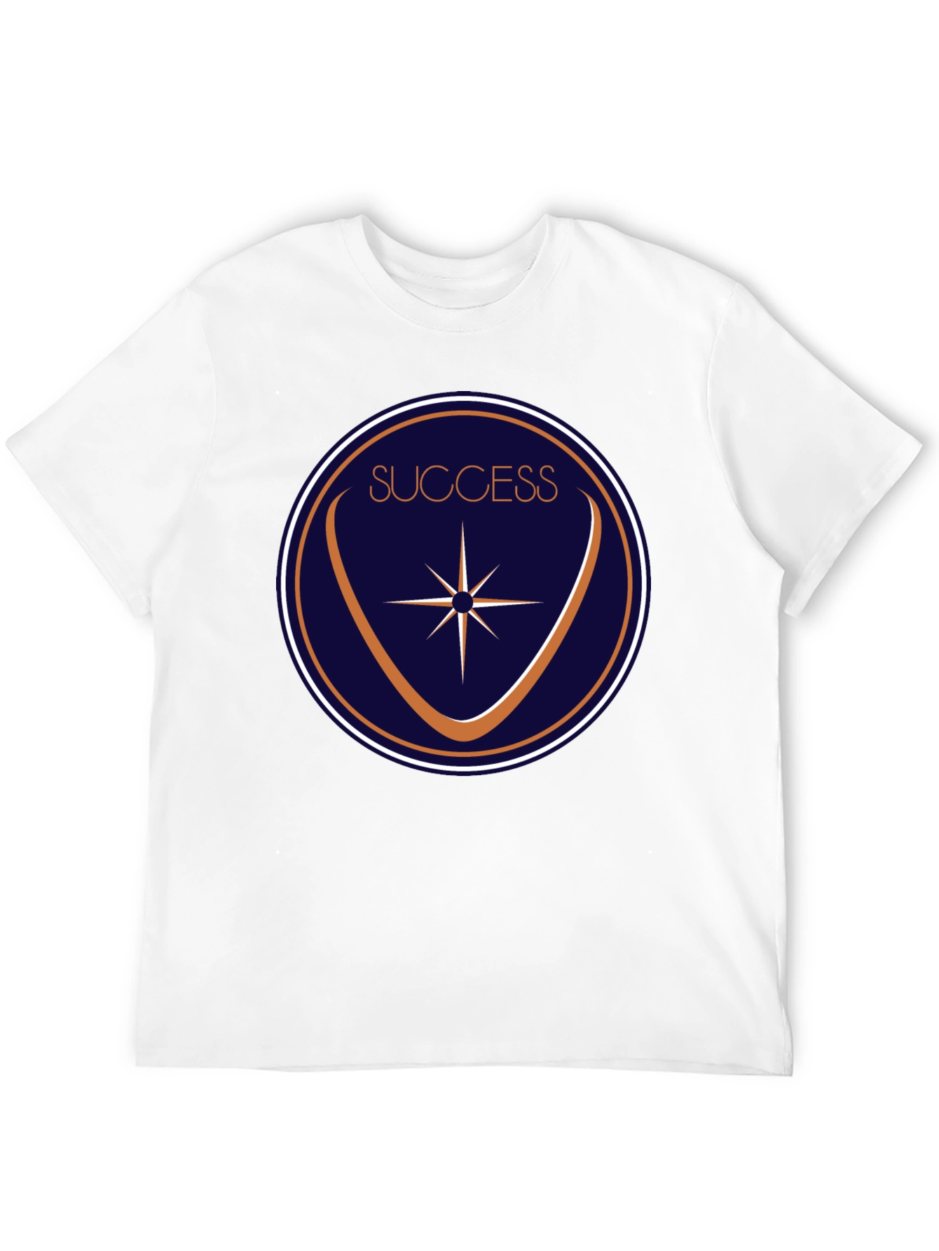 Success Circle Graphic Black T-Shirt