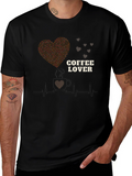 Coffee Lover Heartbeat T-Shirt