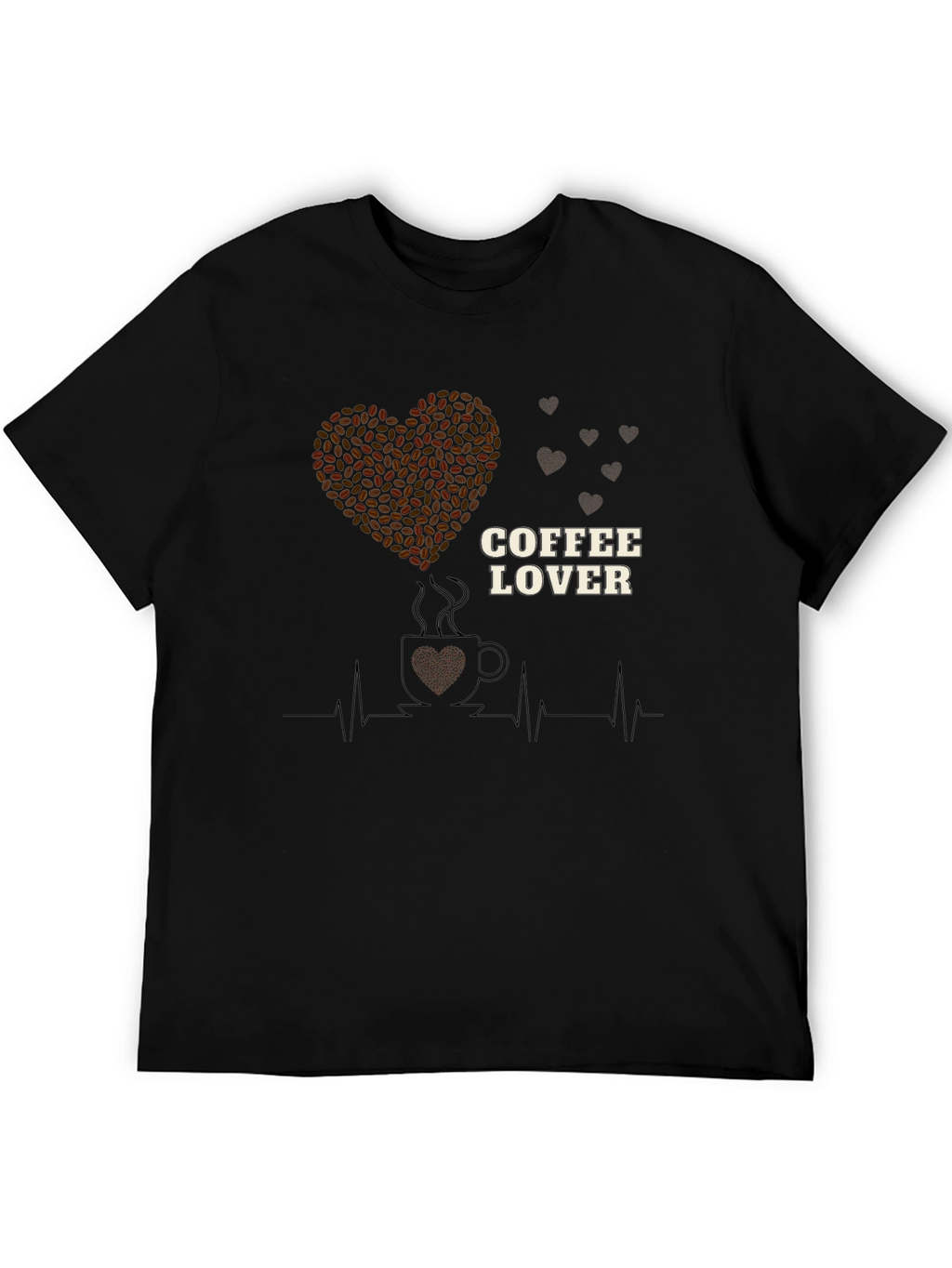 Coffee Lover Heartbeat T-Shirt