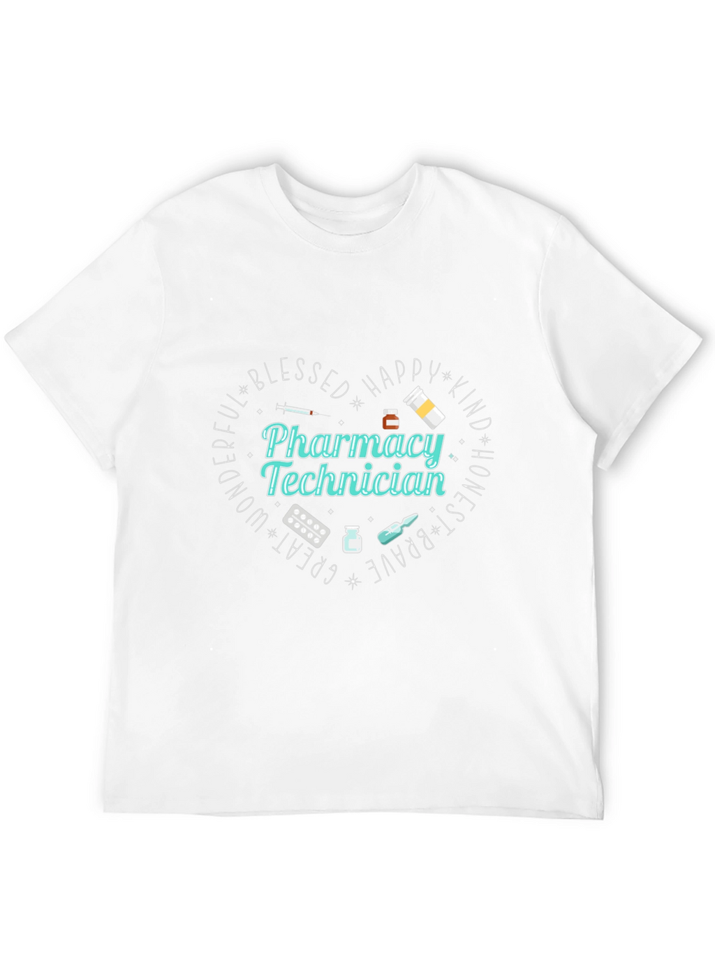 Pharmacy Technician Heart T-Shirt